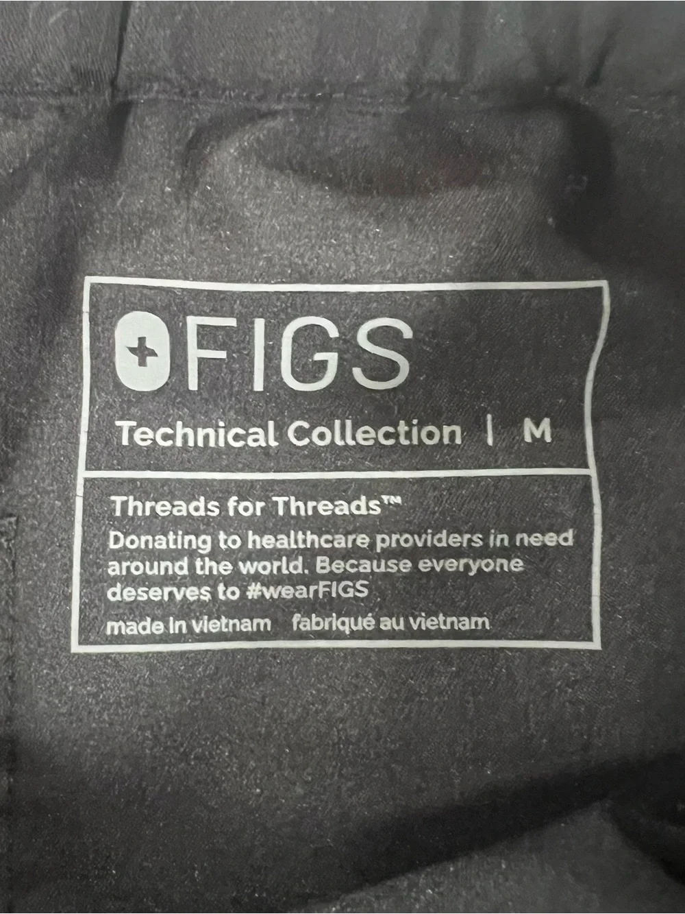 Figs Pisco Straight Leg Scrub Pant Black Men's Scrub Pants Medium FM4500